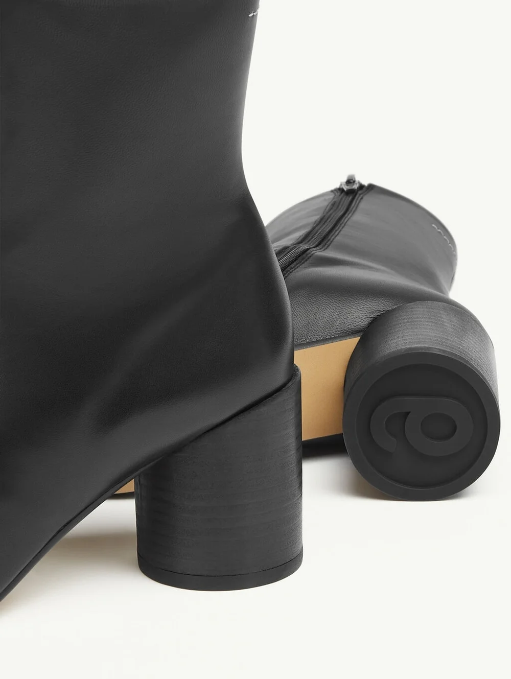 MM6 Maison Martin Margiela Anatomic Ankle Boots In Black New In Box - Picture 5 of 16